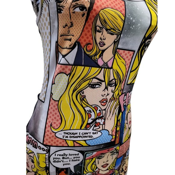 Comic Cosmic Tank Dress - Picture 3 of 6